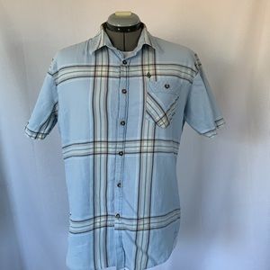 Volcom short sleeve button down shirt
